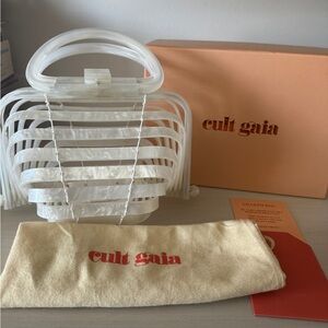 Cult Gaia Lilleth Acrylic Pearl Bag